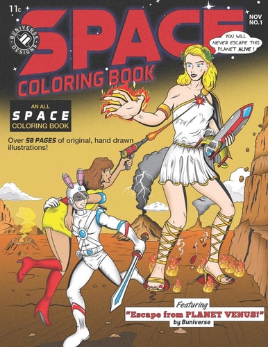 Space Coloring Book All about Space Coloring Book for Adults