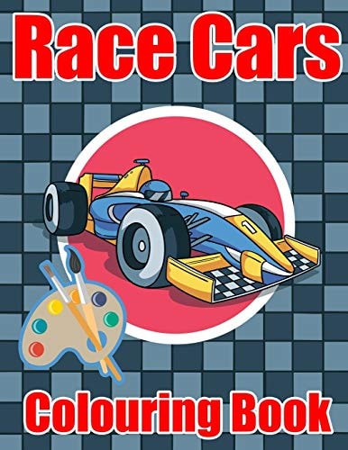 Race Cars Colouring Book Super Cars Colouring Book for Children