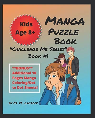 Manga Puzzle Book Challenge Me Series Puzzle Book #1