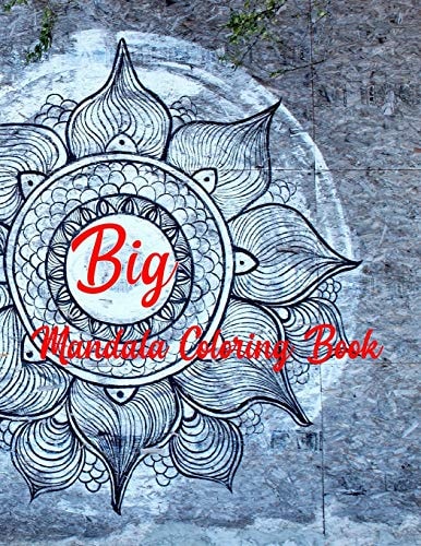 Big Mandala Coloring Book Mandala Coloring Books For Women. Big Mandala Coloring Book.50 Story Paper Pages. 8.5 in X 11 in Cover.