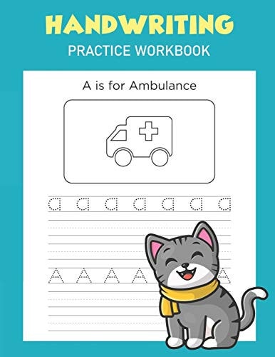 Handwriting Practice Workbook Alphabet Handwriting Letter Tracing Book for Preschool, Pre K, Kindergarten and Kids Ages 3-5