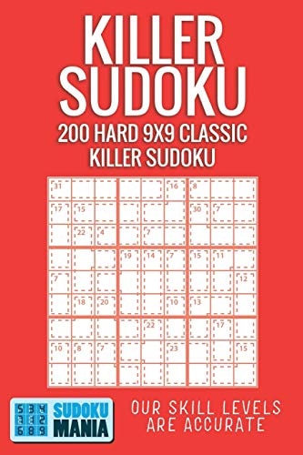 Killer Sudoku 200 Hard 9x9 Classic Killer Sudoku