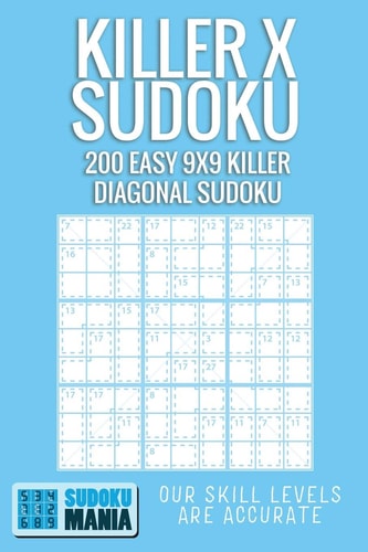 Killer X Sudoku 200 Easy 9x9 Killer Diagonal Sudoku