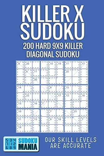 Killer X Sudoku 200 Hard 9x9 Killer Diagonal Sudoku