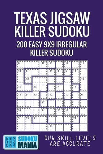 Texas Jigsaw Killer Sudoku 200 Easy 9x9 Irregular Killer Sudoku