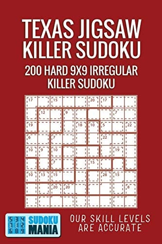 Texas Jigsaw Killer Sudoku 200 Hard 9x9 Irregular Killer Sudoku