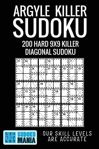 Argyle Killer Sudoku 200 Hard 9x9 Killer Diagonal Sudoku