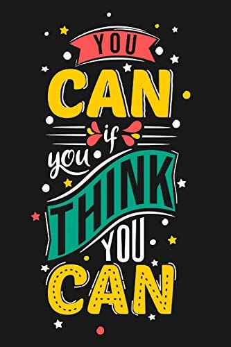 You Can If You Think You Can Feel Good Reflection Quote for Work - Employee Co-Worker Appreciation Present Idea - Office Holiday Party Gift Exchange