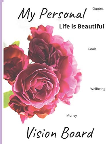 My Personal Life Is Beautiful Vision Board Quotes, Wellbeing, Money, Goals