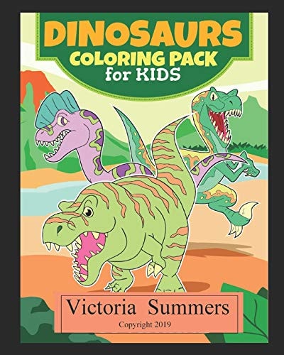 Dinosaurs Coloring Pack for Kids Coloring Book