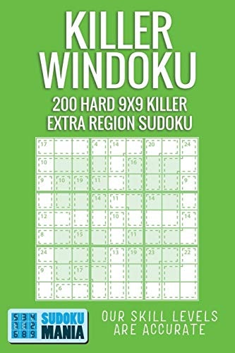 Killer Windoku 200 Hard 9x9 Killer Extra Region Sudoku