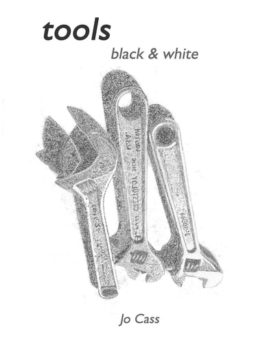 Tools 1 Black & White A New Style of Coloring Book for Children & Adults