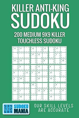Killer Anti-King Sudoku 200 Medium 9x9 Killer Touchless Sudoku