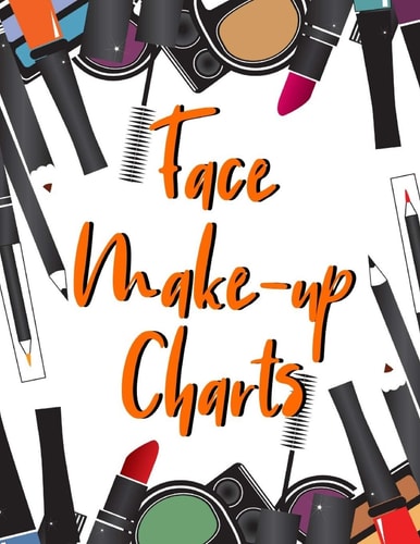 Face Make-Up Charts Perfect Tool for MUA's, Cos Players and Anyone Looking to Create a Specific Facial Look