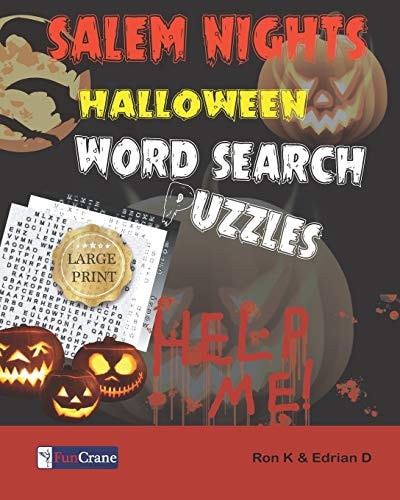 Salem Nights Halloween Word Search Puzzles