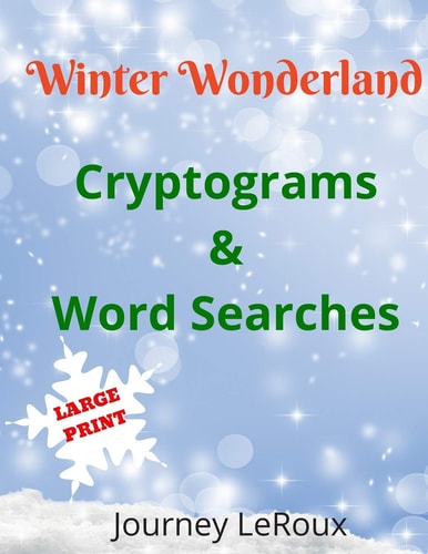 Winter Wonderland Cryptograms and Word Searches