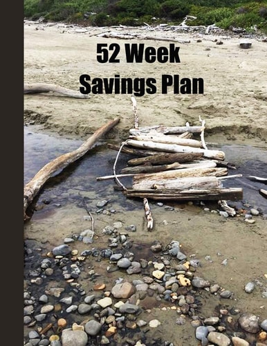 52 Week Savings Plan Cut and Replace Expenses with Cheap Or Free Alternatives for One Year. Create a Goal and Track Progress. Simple Way to Identify and Document Savings Through Small, Weekly Steps. 8. 5 X 11 with 58 Pages