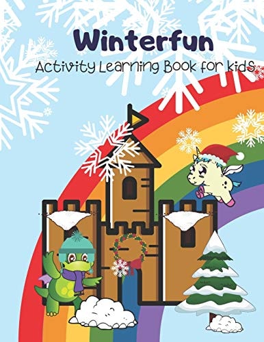 Winterfun Activity Learning Book for Kids 4-6 (alphabets and Numbers)