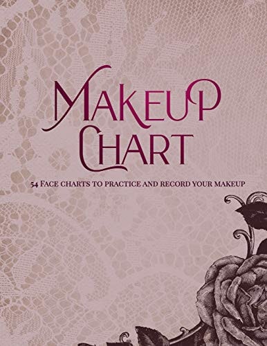 Makeup Chart Practice and Record Your Makeup Looks | 8. 5 X 11