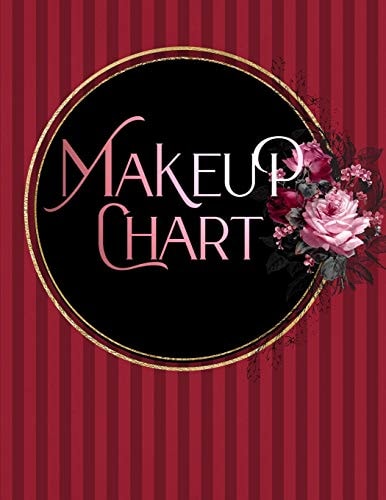 Makeup Chart Practice and Record Your Makeup Looks | 8. 5 X 11