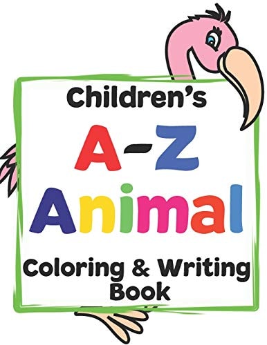 Children's A-Z Coloring and Writing Book For Toddlers and Preschoolers