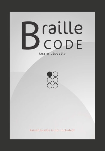 Braille Code Learn Visually Learning Braille Alphabet Practise Your Language Skills - Letters, Numbers, Practice Sheets