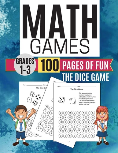 Math Games the DICE GAME 100 Pages of Fun Grades 1-3