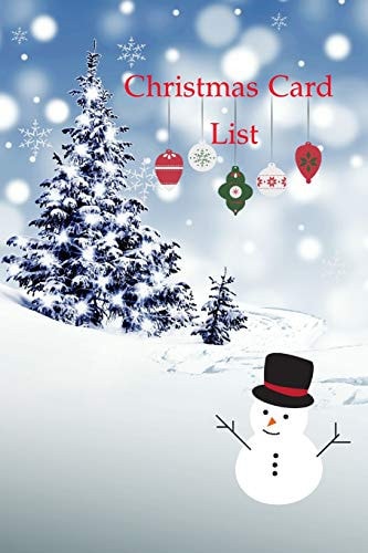 Christmas Card List Tracker for Holiday Card Sending And Receiving Holiday Cards, A-Z Tabs, 140 Pages