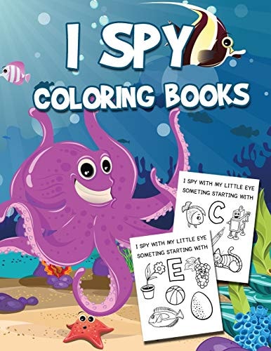I Spy Coloring Book A Fun Puzzle Book of Picture Riddles For Kids (I Spy Game and Coloring in Large Pages 8.5x11 Inch)