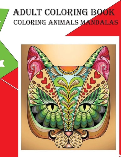Adult Coloring Book Coloring Animals Mandalas