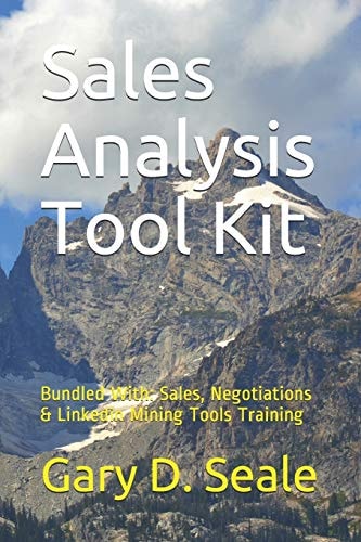 Sales Analysis Tool Kit Bundled with Sales, Sales Negotiations, Linkedin Mining Tools Instruction