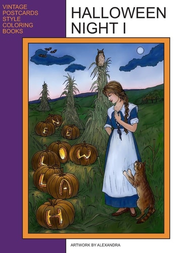 Halloween Night I Coloring Book