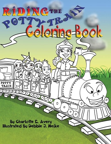 Riding The Potty Train Coloring Book