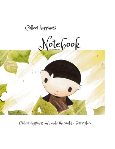 Collect Happiness Notebook for Handwriting ( Volume 7)(8.5*11) (100 Pages) Collect Happiness and Make the World a Better Place.