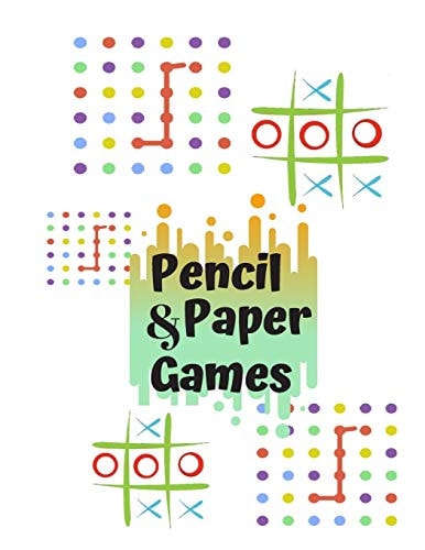 Paper & Pencil Games Paper & Pencil Games: 2 Player Activity Book, Blue - Tic-Tac-Toe, Dots and Boxes - Noughts And Crosses (X and O) -- Fun Activities for Family Time
