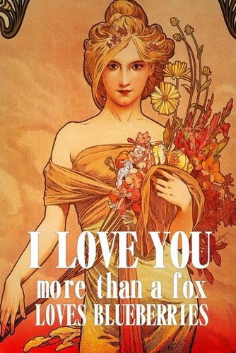 I Love You More Than a Fox Loves Blueberries