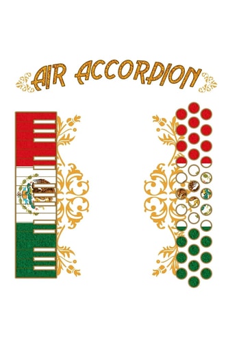Air Accordion Cinco de Mayo Air Accordion Cinco de Mayo Mexican Flag Fiesta