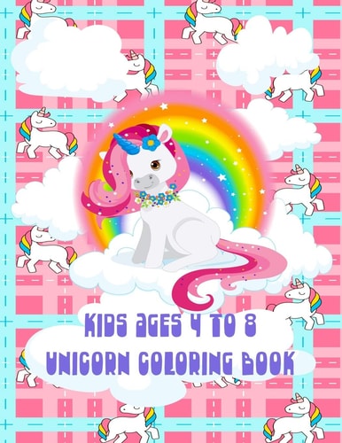 Kids Ages 4 To 8 Unicorn Coloring Book Adorable Personal Activity Notebook For Young Children