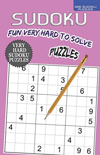 366 Fun Very Hard to Solve SUDOKU Puzzles This Fun, But Very Hard 4 Star, One Puzzle Per Day Puzzle Book by DeVen Is for the Whole Year 2020 and Is Also Suitable for the Vision Impaired, Puzzles and Solutions Are Printed 2 Per Page