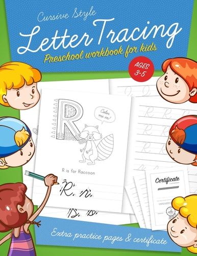 Letter Tracing Preschool Workbook for Kids Ages 3-5 Learn to Write Activity Workbooks, Abc Alphabet Writing Paper Lines. Kindergarten Preschoolers Handwriting Practice. Ideal Learning for 3-5 Year Olds.