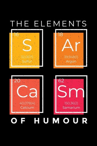 SARCASM The Elements of Humor Joke Writing Workbook * Great Gift for Aspiring Comedian * Write Comedy Jokes 6" X 9" 100 Pages