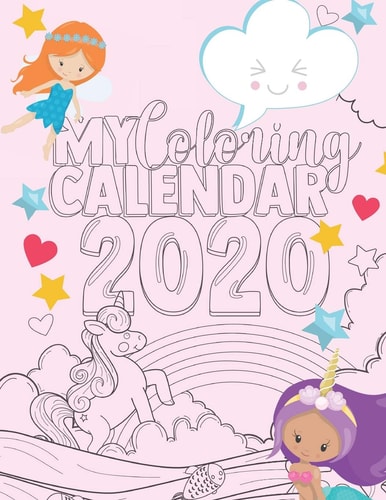 My Coloring Calendar 2020 Calmly Color Your Way to an Organized Life Throughout the Year
