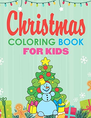 Christmas Coloring Book for Kids Jumbo Coloring Pages - Stocking Stuffers for Kids