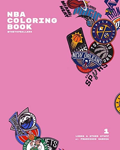NBA Coloring Book @thetopballers