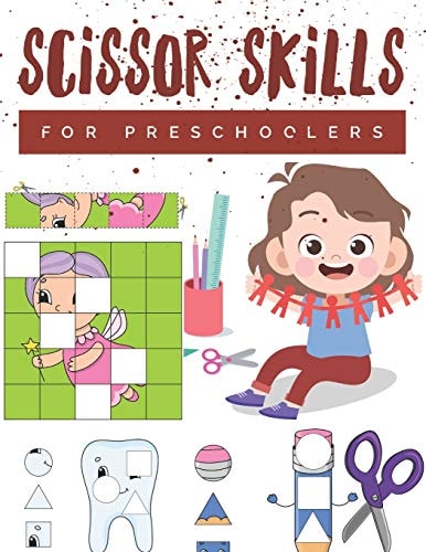 Scissor Skills for Preschoolers Cutting Practice Worksheets for Preschoolers to Kindergarteners, Cut and Paste Activity Book Ages 3-5 with 100 Pages.