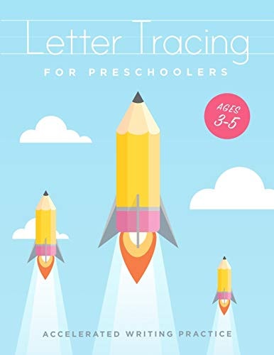Letter Tracing For Preschoolers Ages 3-5 Learn to Write Activity Workbooks, Abc Alphabet Writing Paper Lines. Kindergarten Preschoolers Handwriting Practice. Ideal Learning for 3-5 Year Olds.