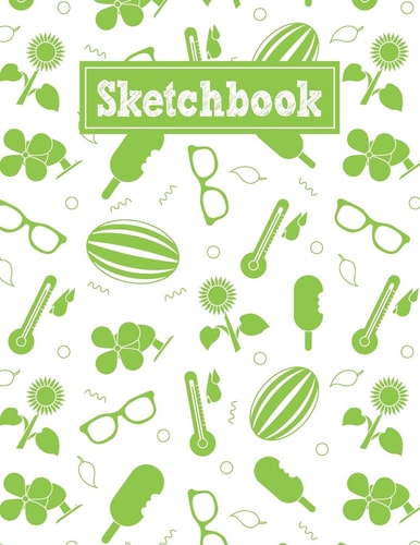 Sketchbook 8. 5 X 11 Notebook for Creative Drawing and Sketching Activities with Summer Themed Cover Design