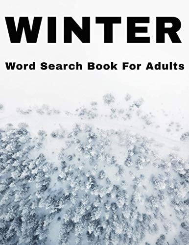 Winter Word Search Book For Adults Large Print Wintertime Puzzle Book With Answers