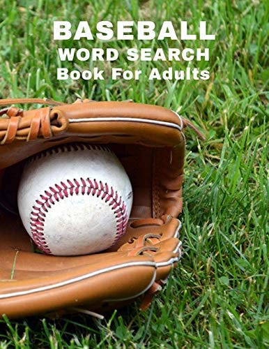 Baseball Word Search Book For Adults Large Print Sports Puzzle Book With Answers