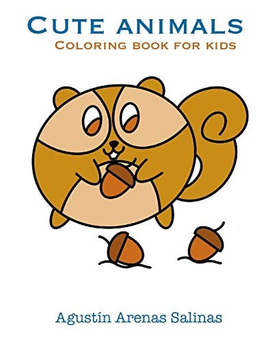 Cute Animals Coloring Book for Kids More Than 50 Animals for Coloring